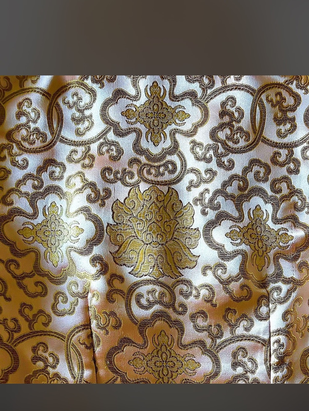 Pink & Gold Brocade Jacket - Picture 4 of 10